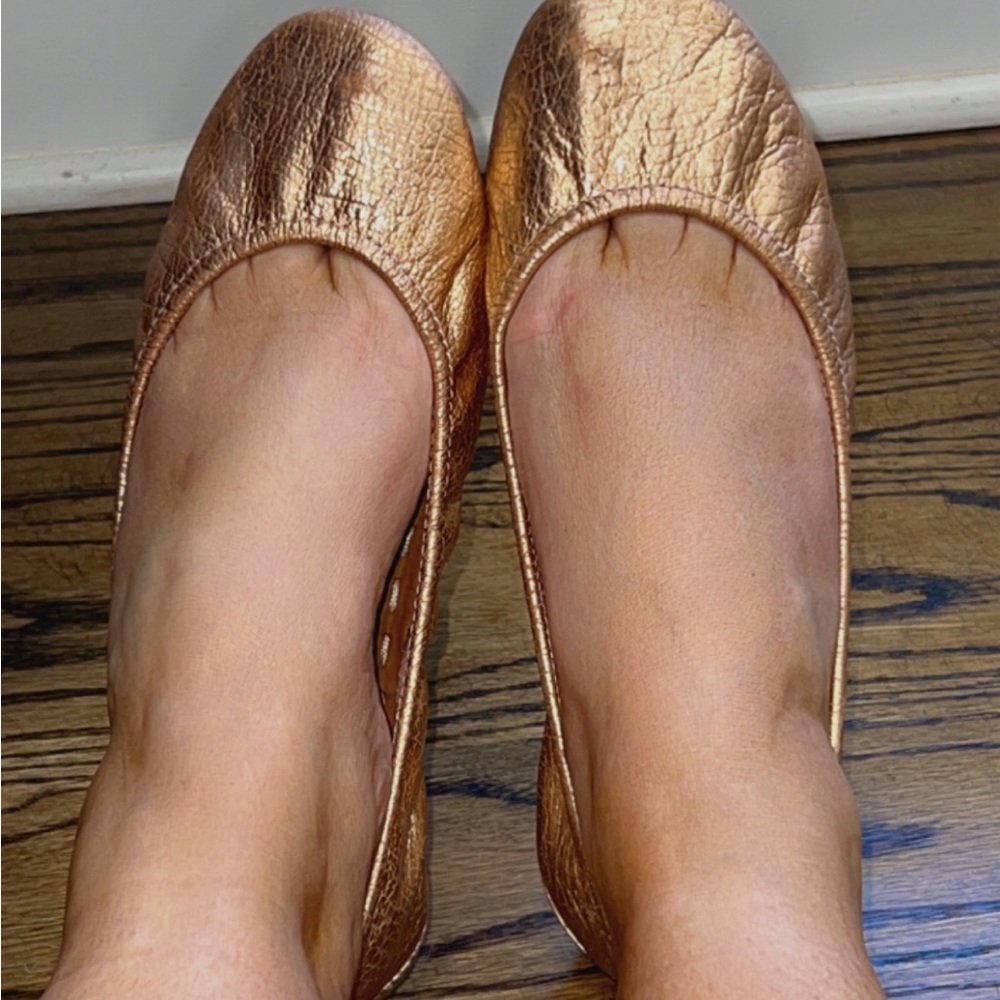 Tieks size 8 Pink/Blush Shimmer